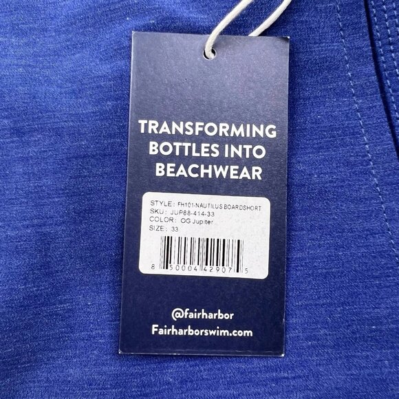 NEW Fair Harbor OG Jupiter Colorblock Nautilus Board Shorts Men’s Size 33 - Picture 4 of 15